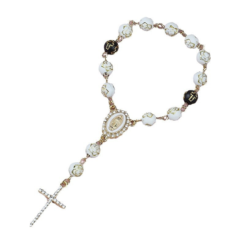 Wholesale Original Exquisite Niche High-end Rose Bead Prayer Bead Bracelet